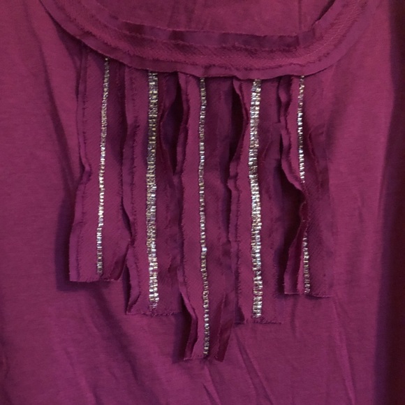 Loft L Plum embellished top - Picture 2 of 4